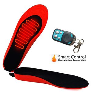 2200mAh Rechargeable Electric Heating Insoles With Remote Control Winter Warm Heated Insoles Sport Shoes Pads For Skiing Hunting 220505