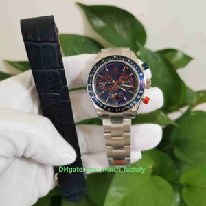 Hot Selling Top Quality Watch 40mm Cosmograph 116509 Blue Dial Chronograph Workin Transparent CAL.4130 Movement Automatic Mens Watches Men's Wristwatches