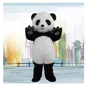 Imprezy festiwalowe świąteczne maskotka dekoracje panda garnitur rozmiar dla dorosłych gra zabawa zabawne ubrania