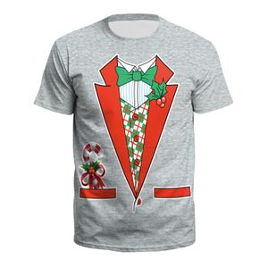 Nuova stampa 3D Natale Moda Uomo Donna Tute Girocollo T Shirt Taglie forti S-6XL Harajuku 017