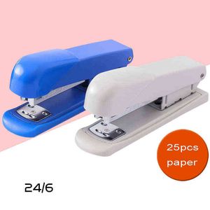 Plastic Binders Color Stapler Solid Office Stationery Staplers School Student Supplies Accessories Small Portable Paper Clip Binding Binder Book VTMHP0865