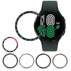 Samsung Galaxy Watch 4 40mm 42mm 44mm 46mm koruyucu halka için zaman hızı metal saat çerçeve kasası