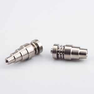 T003 / T004 Accessorio per fumatori Universale 6 in 1 Chiodi in titanio 10mm / 14mm / 18mm Maschio Femmina Gr2 Dabber Chiodo Tubi per acqua in vetro Dab Rig Bong Tool