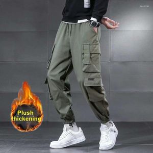 Herrbyxor herr japanska streetwear multi-pocket last män mode hip hop casual joggar man över storlek lös harem 5xlmen's naom22