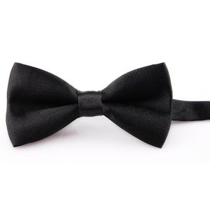 Bow Ties Classic Kid Bowtie Boys Grils Baby Toddler krawat moda solidny kolor motyl impreza zwierzaka formalna regulowana krawat