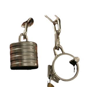 Nova Chegada Cockrings Bola de Aço Inoxidável Maca de Metal Anéis Penianos Castidade Masculino Escroto Alongamento Bondage Dispositivo Adulto Cbt Brinquedos Sexuais para Homens