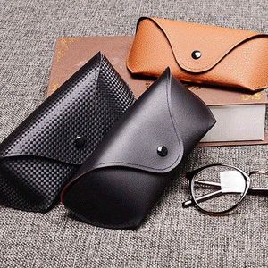 MINIMUM PU Leather Glasses Case Cover Sunglasses Glasses Holder Box Eyeglasses Solid Storage Box Light PU Sunglasses Pouch Bag