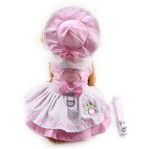 Vestidos de cachorro de loja armi vestido de princesa rosa para cães 6071054 roupas de estimação suprimentos de vestido chapéu de calcinha de calcinha 1set 1set 210401