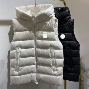 Designer de coletes masculinos Mens para baixo chapéu de França com letras colete feminino Citão de peito bordado Jaquetas de inverno de roupas de inverno