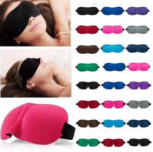 Party Maska 3D Maski Sleep Naturalne Sleeping Eye Okładki Eyeshade Cover Shade Eye Patch Opaski Podróży Eyepatch ZC1061