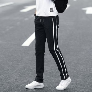 Binhiiro Summer Men's Pants Thin Section Beteable Comfort Casual Pants Men Slim Mixed Cotton Jogging Sports Pants Man K60 201128