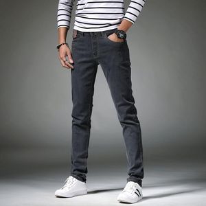 Мужские джинсы бренд худые мужчины Slim Fit Joggers растягивает мужские джинсы брюки карандашо