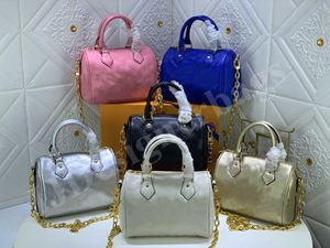 Bolsas de grife de grife feminino Designers Designers Bolsas de luxo Balde impressas Mulheres simples famosas Marca Bolsa de ombro Ladies Bolsos Gold