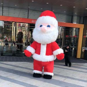 Талисман кукла костюм 2M-3M рождественские рождественские костюмы Santa Claus надувные талисманы костюмы для взрослых вечеринка игровая одежда одежда подходит 1,7 м-1,9м н.э.