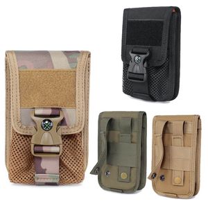 Tacitcal Cell Pone Pouch Bag Outdoor Sports Tactical Backpack Vest Gear Accessory Camouflage Multi Functional Molle NO11-974