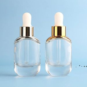 Moda Vidro Garrafa Garrafa 30ml Clear Óleo Essencial Embalagem de Recipiente Cosmético 1oz Hotsale, Garrafa de Vidro Sorum RRB14899