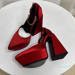 Hot Sale-2022 Marka Kobiety Sandały Jakość Sexy Dress Party Wedding European and American Fashion Platform High Heel Sandals