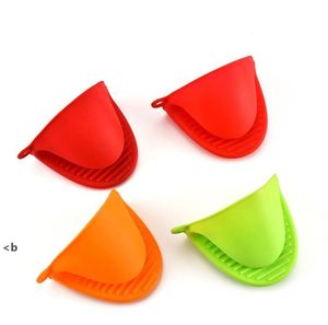 Backen Silikon Wärmedämmung Clip Mitt Anti Verbrühungen Slip Handschuhe Haushalt Schüssel Öfen Mikrowelle Ofen Tablett Topf Schüssel Schüsseln Mitts ZZA13513