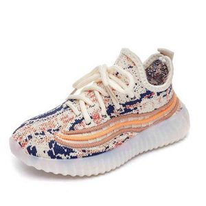 2022 Scarpe sportive casual per bambini Ragazze Autunno Traspirante Tessuto volante Suola morbida Scarpe da corsa Scarpe sportive per ragazzi taglia 21-38 G220517