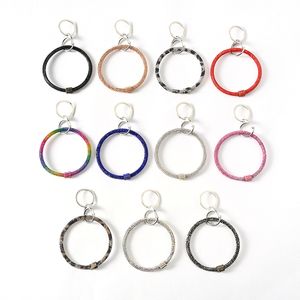 Fashion Silicone Diamond Bracelet Keychain Pendant Rhinestone Keychain Sports Accessories Key Chain Keyring