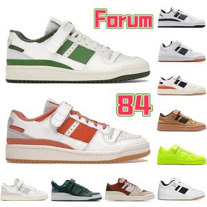 Luxury Sneaker forum 84 low OG  casual nero gomma verde orbita grigio rosa immerso giallo atmos grano marrone Blue Thread Royal Sneakers