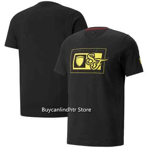 F1 Koszulka Summer Racing Krótki Rękaw Formuły One T-shirt Wyścigi Wydruk Tee Round Neck Oddychająca Koszulka Motocross Koszulka może być dostosowana