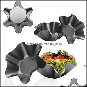 Wholesale carbon steel bars for sale - Group buy Baking Dishes Pans Bakeware Kitchen Dining Bar Home Garden Tortilla Maker Nonstick Mexican Taco Shell Pan Salad Bowl Carbon Steel Molds K