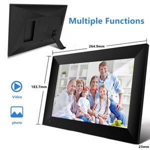 10 tum Digital Photo Electronics Frame HD IPS LED -bakgrundsbelysning Full funktion Bild Video Electronic Album Gift