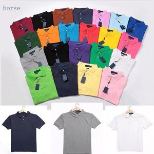 Ponny Designer Mens T Shirts Frence Horse 22SS Brand Polo Shirts Women Fashion Embroidery Letter Business Kort ärm CalsSic Tshirt Asia Size S-6XL