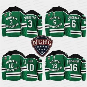 Vipceomit College Hockey Navy Jersey Adam Scheel Cole Smith Jacob Bernard-Docker Shane Pinto Jonny Tychonick Grant Mismash Gavin Hain Colton Poolman