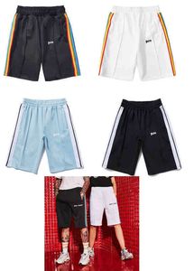 Palms Designer Short Rainbow Casual Fog High Street Hip Hop Marcas de moda masculina amantes da praia Angel Basketball Biker Biker Gym Soccer