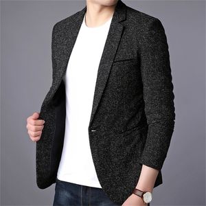 Erkekler Ceket Ceket Sıradan Blazers Erkekler Resmi Ceket Popüler Tasarım Erkekler Elbise Takımları İş Erkek Blazer Artı Beden LJ201103