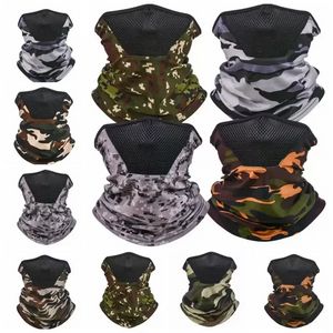 Masken Camouflage Magic Schal Outdoor-Sport Radfahren Handwarp Damen Herren UV-Schutzmaske Staubdicht Atmungsaktiv Bandana Schals Maske