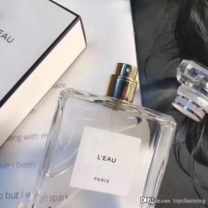 Kadınlar için zarif parfüm N0.5 100ml EDT 3.4floz Çiçek Aldehit Beyaz Su Parfum Şeffaf Şişe Uzun Süreli