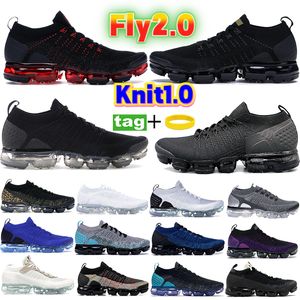 Designer Fly 2.0 Uomo donna Scarpe da corsa in maglia 1.0 capodanno cinese triple nero metallizzato oro Scarpe da ginnastica grigio scuro viola puro platino Dusty Cactus Multi Color Sneakers