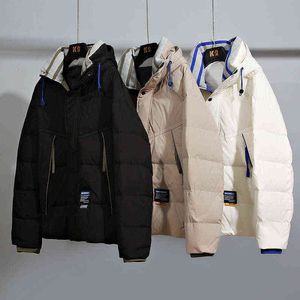 2022 New Winter Men's Down Jacket Thicken Warm 90% White Duck Down Coat Men Winter Puffer Jacket Hooded Parka Couples Outwears T220802