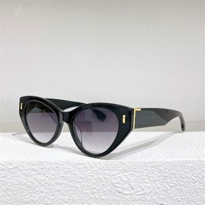 F Письмо солнцезащитные очки для мужчин и женщин Summer Cat Eye 40037U Стиль Стиль Антильтравиолет Ретро-пластинка Специальные полнокадные очки случайная коробка