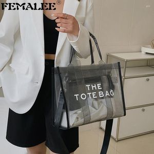 Umhängetaschen, durchsichtig, große Tasche, Designer, lässig, Netz-Geldbörsen, Gelee, transparent, Damen-Hand-Clutch, Umhängetaschen, Schultertaschen