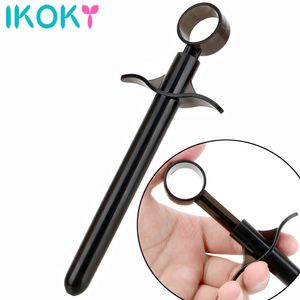 IKOKY Anal Plug Oil Launcher Clean Tools Inject lubricant Lubricant Injector 10ML sexy Toys For Men Women