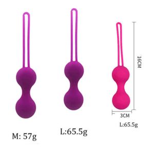 NXY Eier Veilig Silicon Smart Ball Sex Toys Voor Vrouwen Vaginale Geisha Vibrator Kegel Len Ben Wa Vagina Draai Oefening Machine 0125