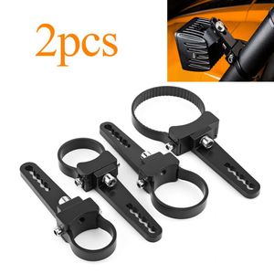 Hook Hanger Car-Styling Mount Bracket Clamps Aluminum Tube Bull/Roll Bar Holder For Car Off Road Work LED Light Hot