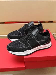 Den senaste nätet andningsbara avslappnade skor lyxdesigner svart grå vit snörningsplattform sneakers unisex stil herr sport sneaker kvinnor utomhus promenad sko 38-46