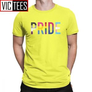 Гей -гордость ЛГБТ -футболка для мужчин чисто хлопковая футболка лесбиянка гомосексуальная асексуальная пансексуальная бисексуала 220509