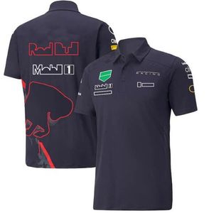 メンズTシャツF1フォーミュラ1レーシングTシャツ夏の新しいチームポロスーツ同じスタイルカスタマイズヘグ