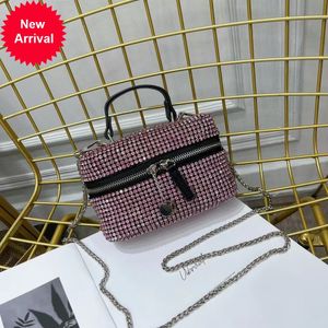 Tide Brand Wholesale 2022 New Small Lunch Box Cosmetic Flash Women's Portable One Chain Fashion Trend Shoulder Crossbody Bags