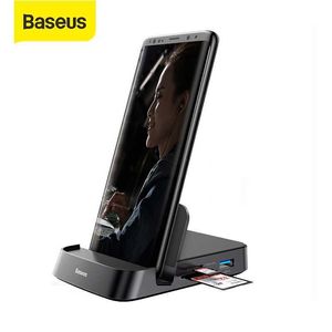 Samsung S20 Note 20 Huawei P40 Mate 30 Type C Dock 용 Baseus USB Hub Dex Station