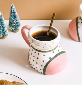 Tasses 650 ml de Noël tasse en céramique tasse à café bottes style bureau couple couple cadeau personnalisé pour amismugs