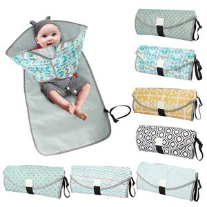 3 su 1 Waterproof Auroproof Pad Diaper Travel Multifunction Portable Baby Cover Mat Basse per pannolini pieghevole pulito 220715