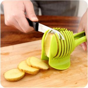 Yaratıcı Kesim Limon Domates Patates Dilimleyici Kesim Meyve Araçları El Hands Zarar Olmadan Uygun Mutfak Eşyaları Envanter Toptan