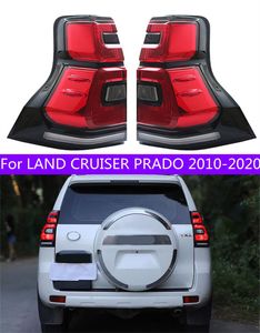 För Toyota Land Cruiser Prado 10-20 Taillights Drl Running Lights Fog Light Angel Eyes Bakre parkeringslampa LED TAILLIGHT Assembly